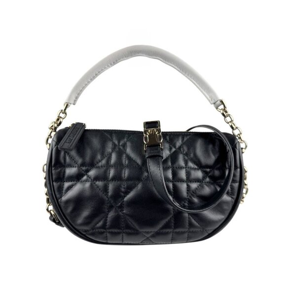 DIOR Black Leather Shoulder Bag - Picture 1 of 5